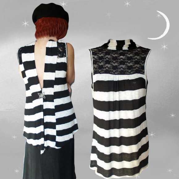 Black & White Tunic Top, SEE WHAT ELSE IT DOES!!! - Picture 1 of 15